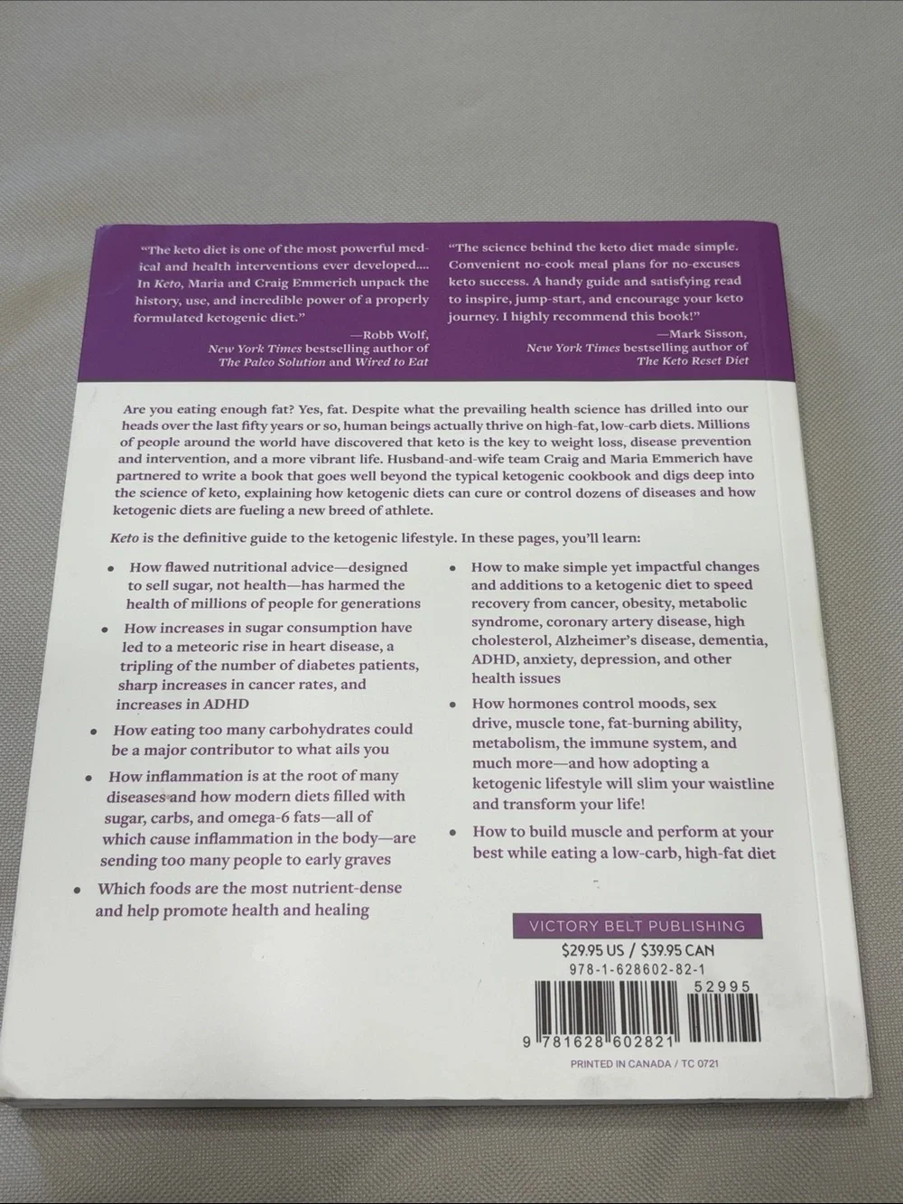 Keto. Complete Guide to Success by Maria and Craig Emmerich